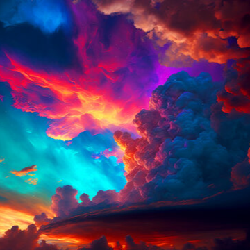 Colors fill the sky