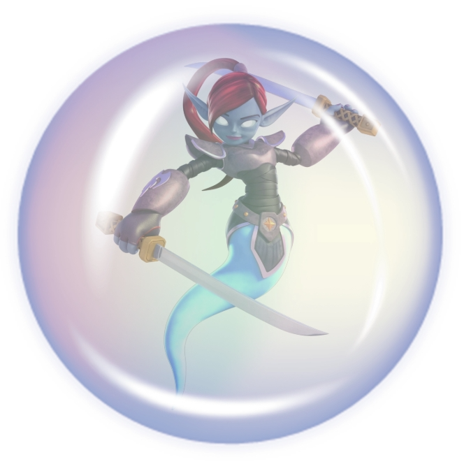 Ninjini in the Bubble