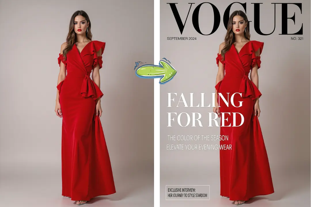 Créateur de couverture de magazine de mode IA gratuit