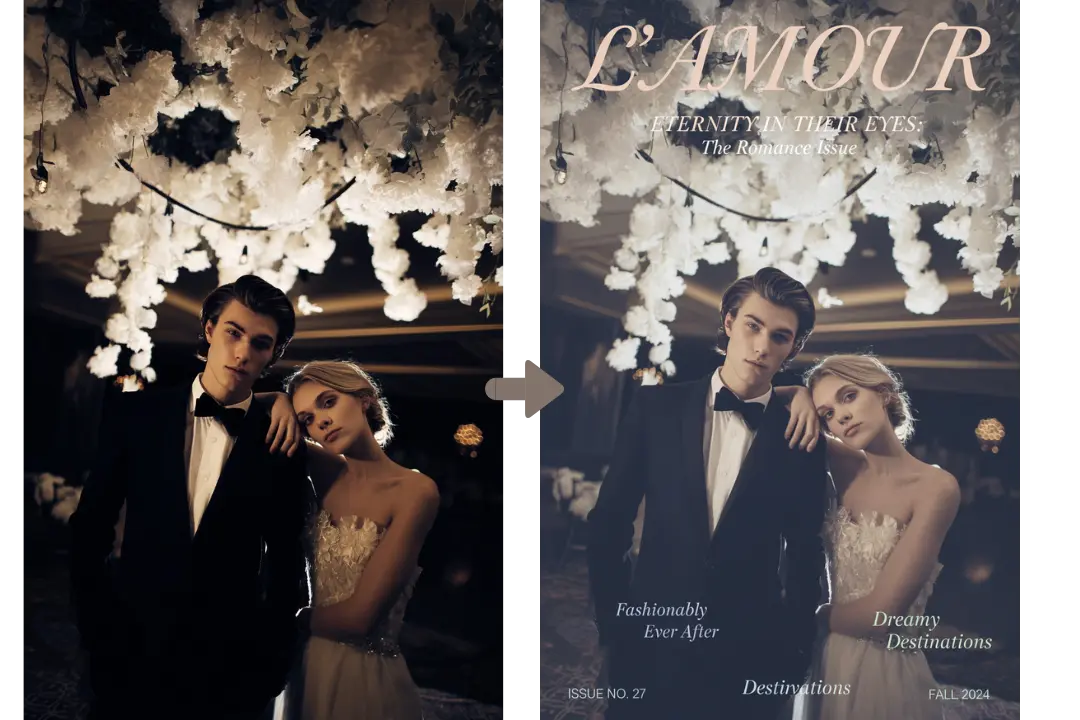 Créateur de Couverture de Magazine Lifestyle et Événements Gratuit en Ligne