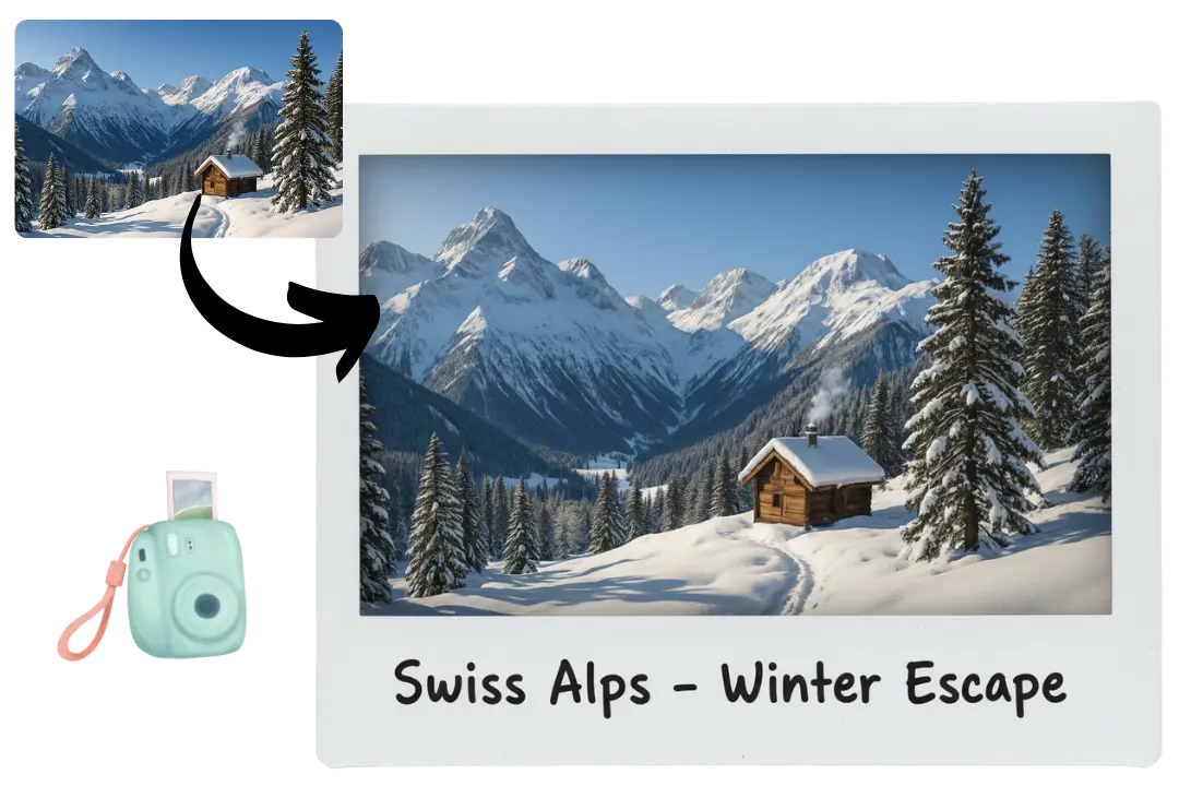 Convert Image to Polaroid with Smart Auto-Fit