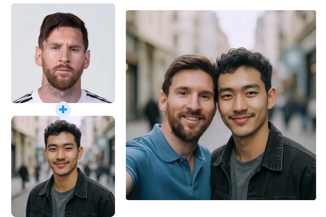 Seamless Face Blending for Realistic Celebrity Selfies