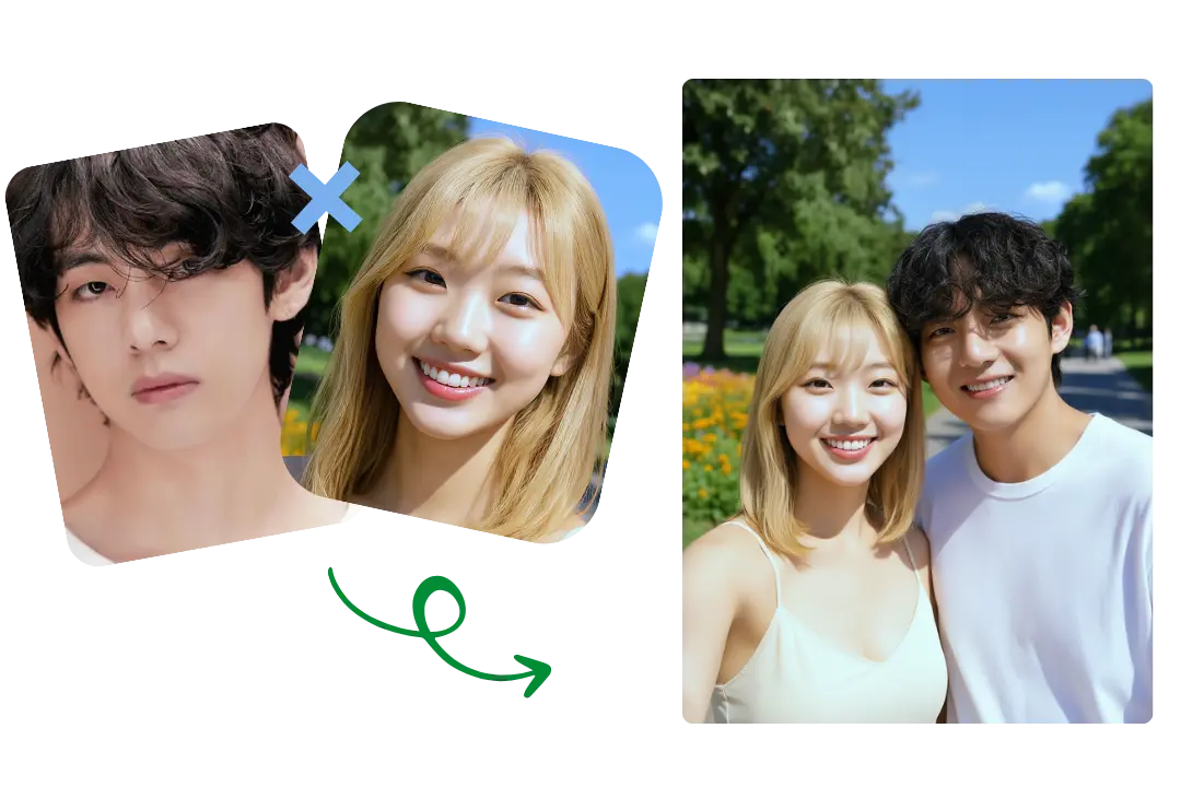 Customizable Celebrity Selfie Maker with Uploaded Photos