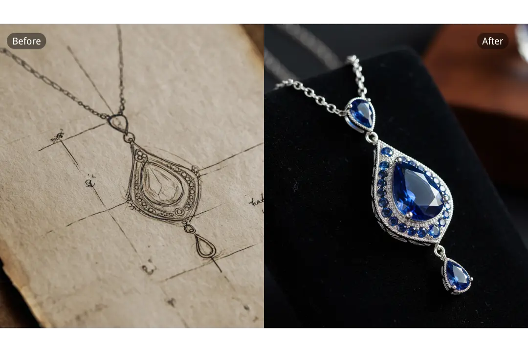 Image-to-Jewelry Tool to Transform Sketches into Necklaces and Bracelets