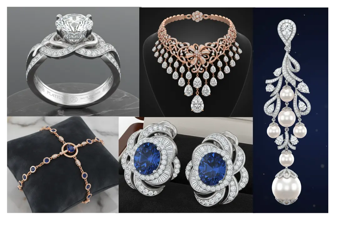 3D Jewelry Rendering Tool for Realistic Mockups