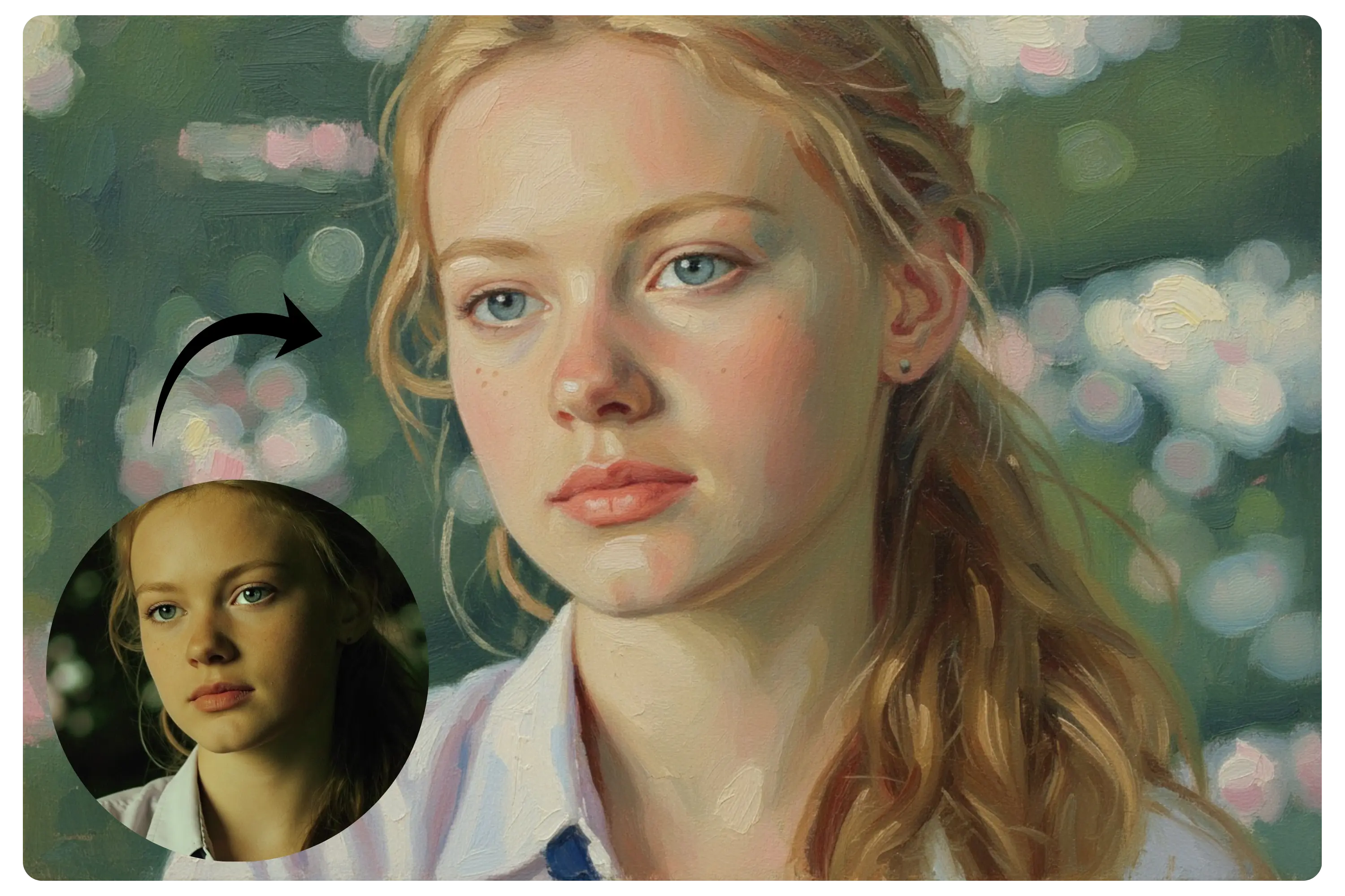 Seamless Photo-to-Art Conversion:
