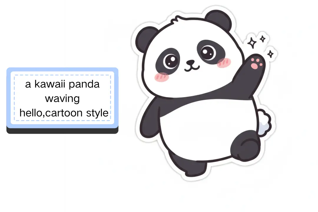 Say It, See It — AI Sticker Generator for Text Prompts