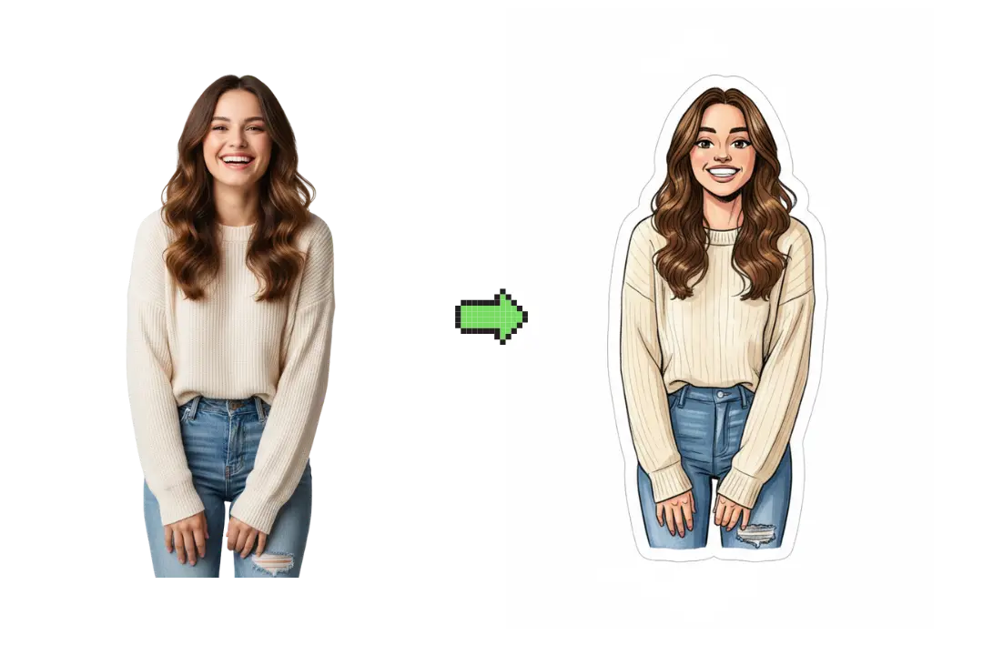 Selfie Stickers for Personal Expression