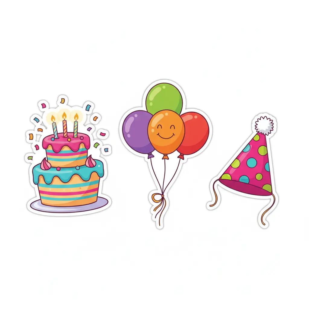 Event-Themed Stickers for Invitations