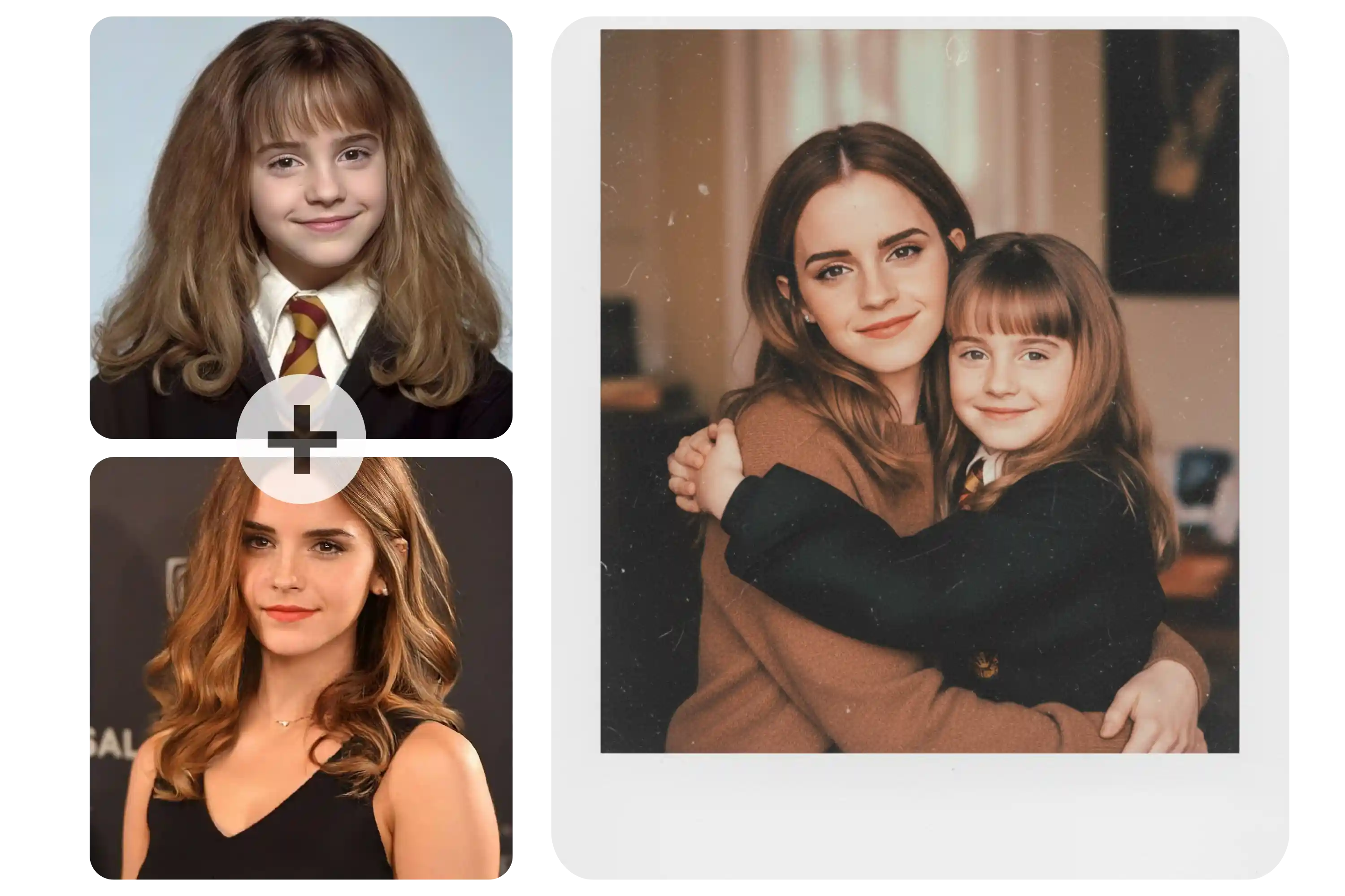 Hug My Younger Self with Gemini Fotos Polaroid Trend