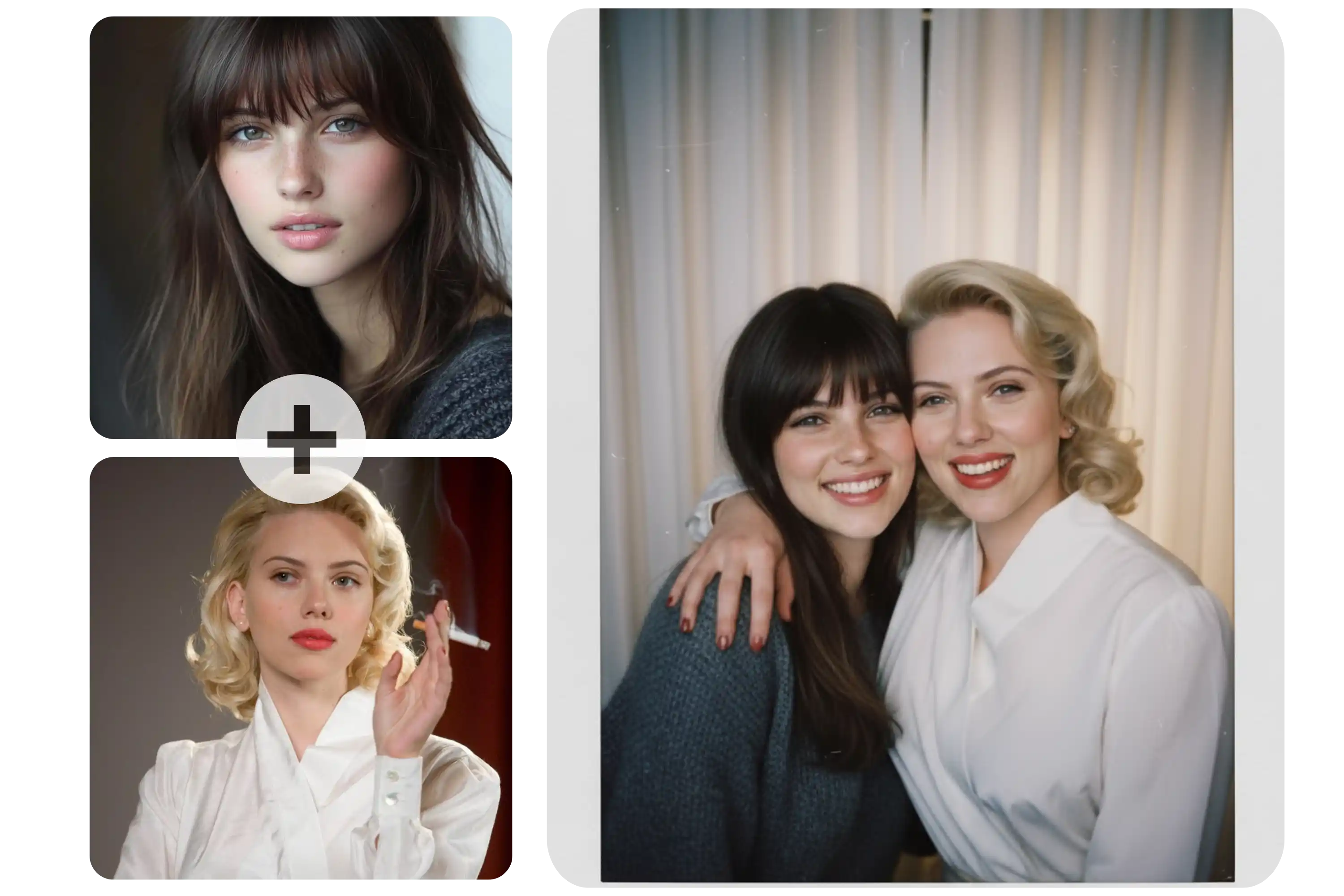 Polaroid Selfies with Celebrities Using Fotos Polaroid AI Free