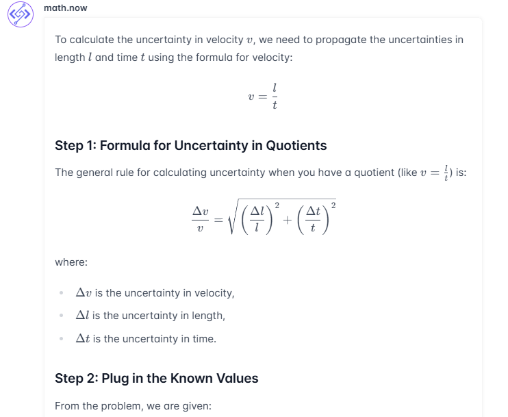 Example 1: Mastering Uncertainty in Physics