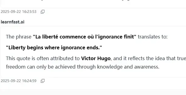 Translating Sentences