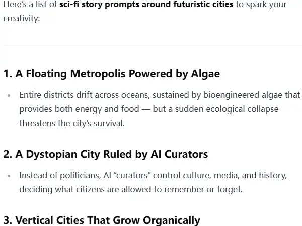 Creative Writing Sparks Instantly with AI