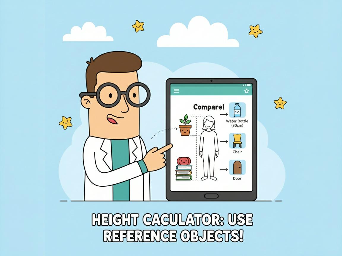 Use Reference Objects for Reliable Height Measurement Online