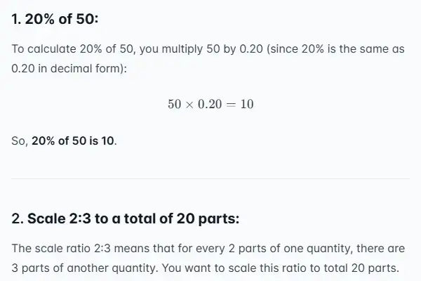 示例3:应对百分比与比例问题