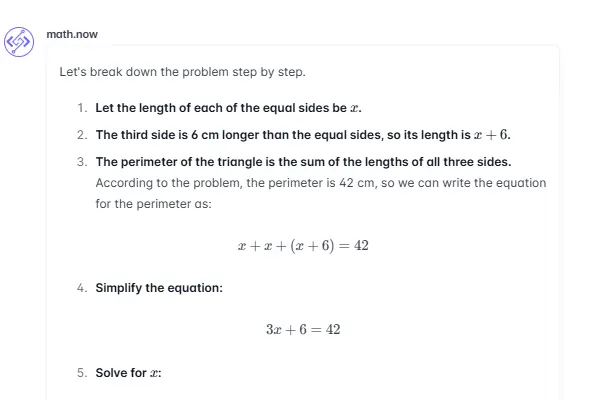Solving Triangle Sides