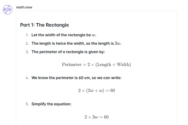 Finding Rectangle Dimensions