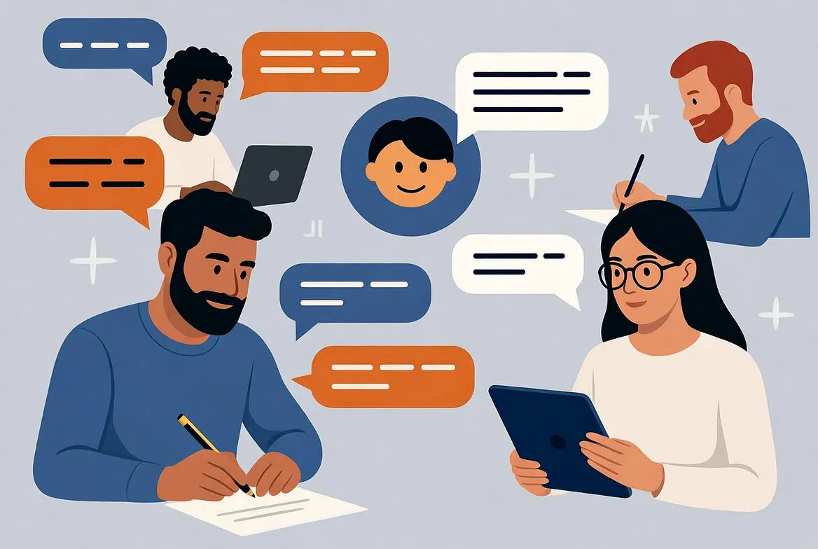 Ayuda adaptada para escritores no nativos