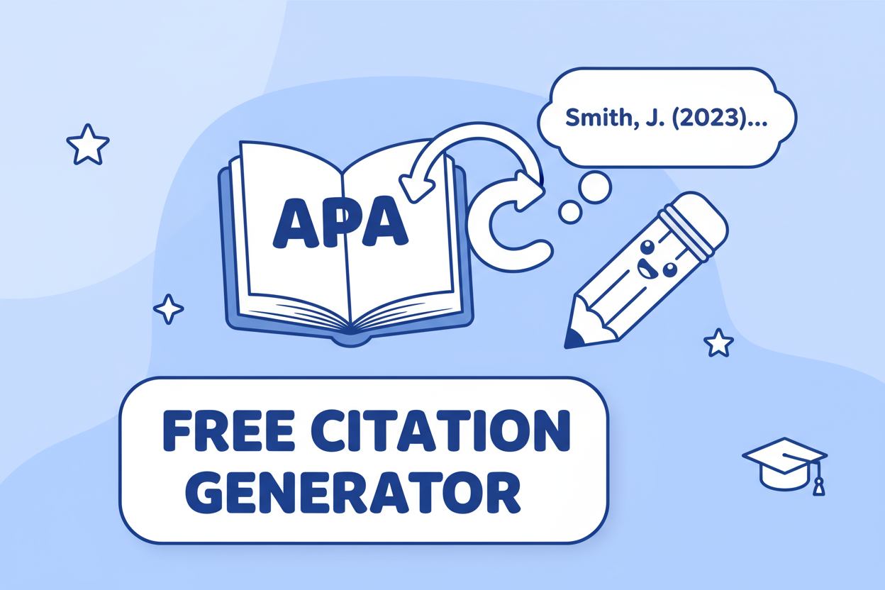 Free APA Citation Generator with No Login or Signup