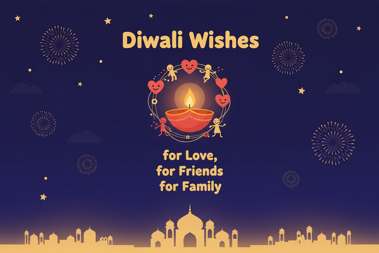 Diwali Wishes for Love, Friends, and Family