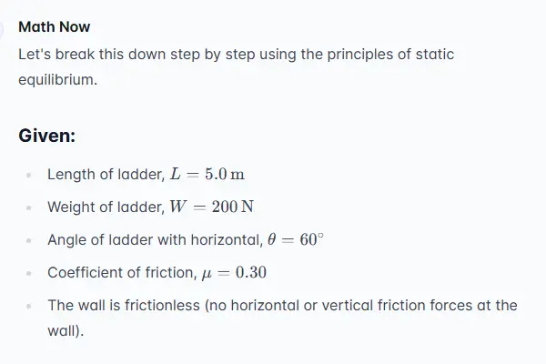 Equilibrio en plano inclinado con múltiples fuerzas