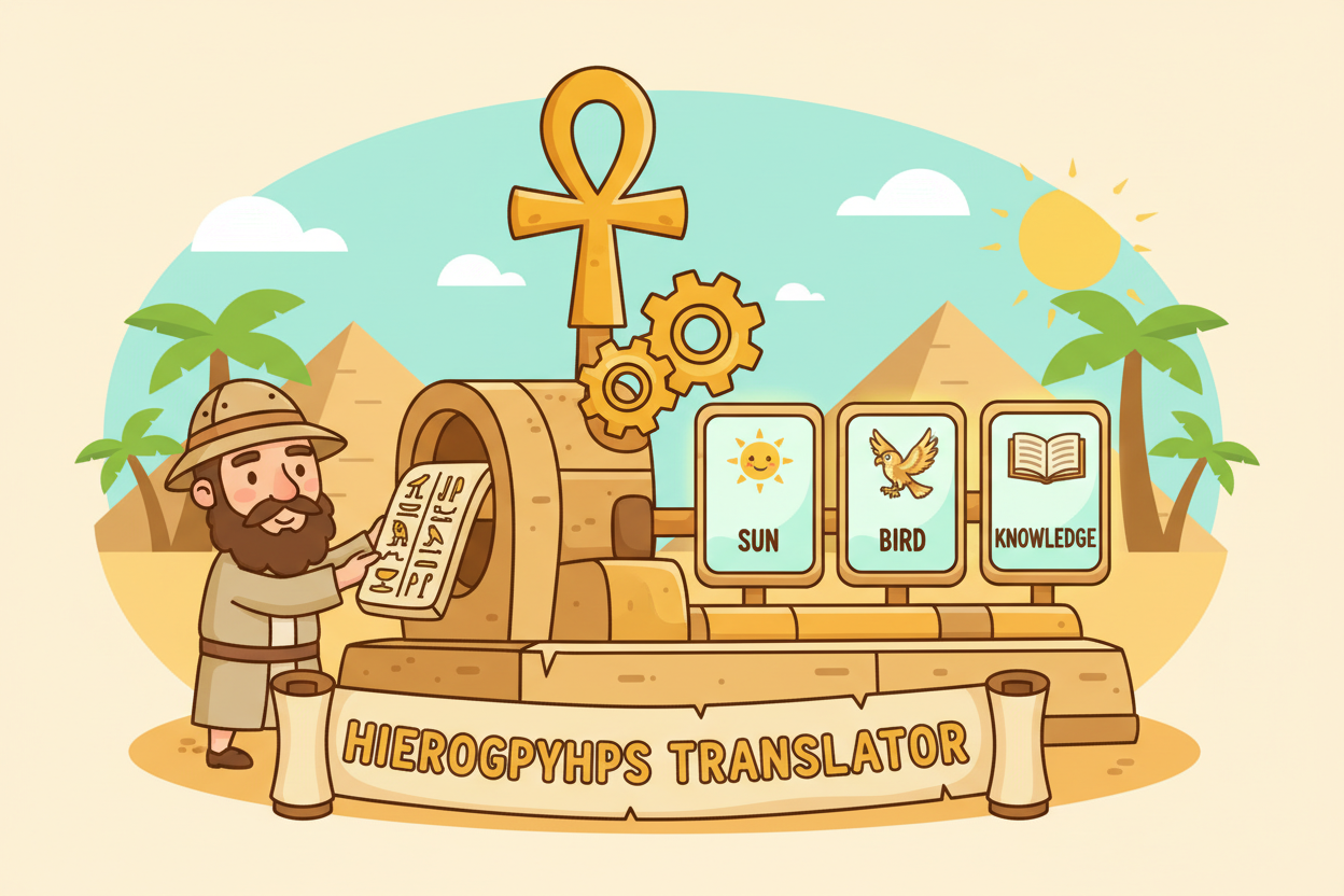 Hieroglyphics Translator Image Recognition with AI