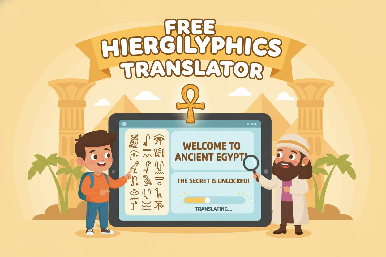 Free Hieroglyphics Translator Online — No Login Required