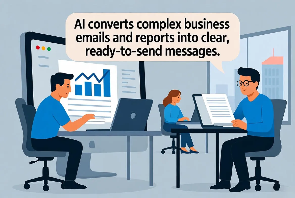 Мгновенный перевод и редактирование деловой переписки