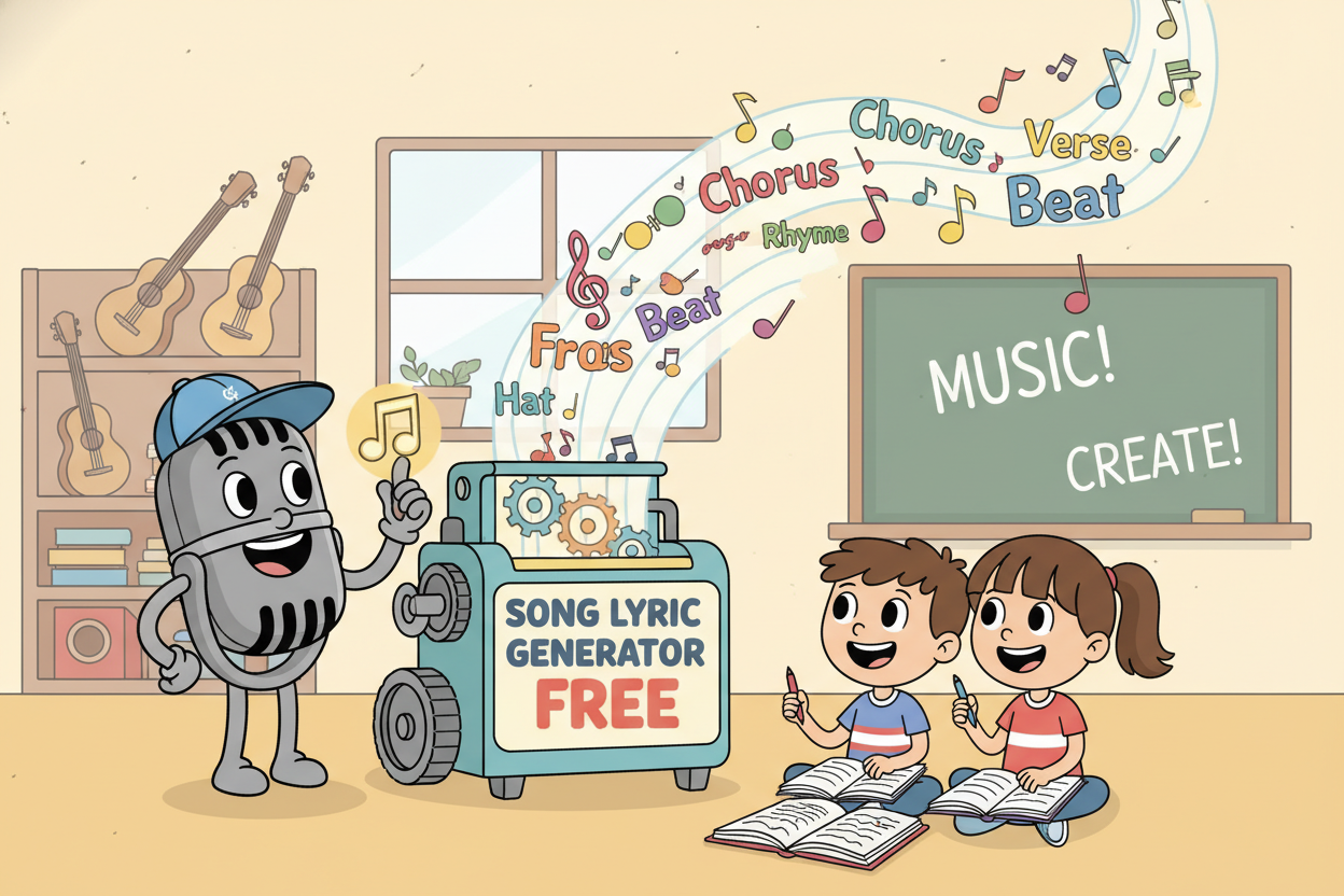 AI Song Lyric Generator Free No Sign Up Required