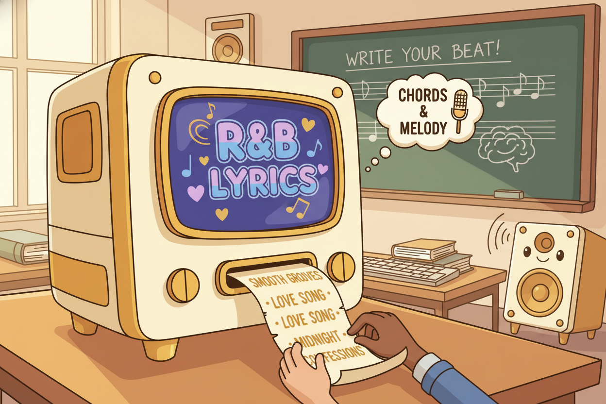 R&B Lyrics Generator for Smooth and Soulful Songs