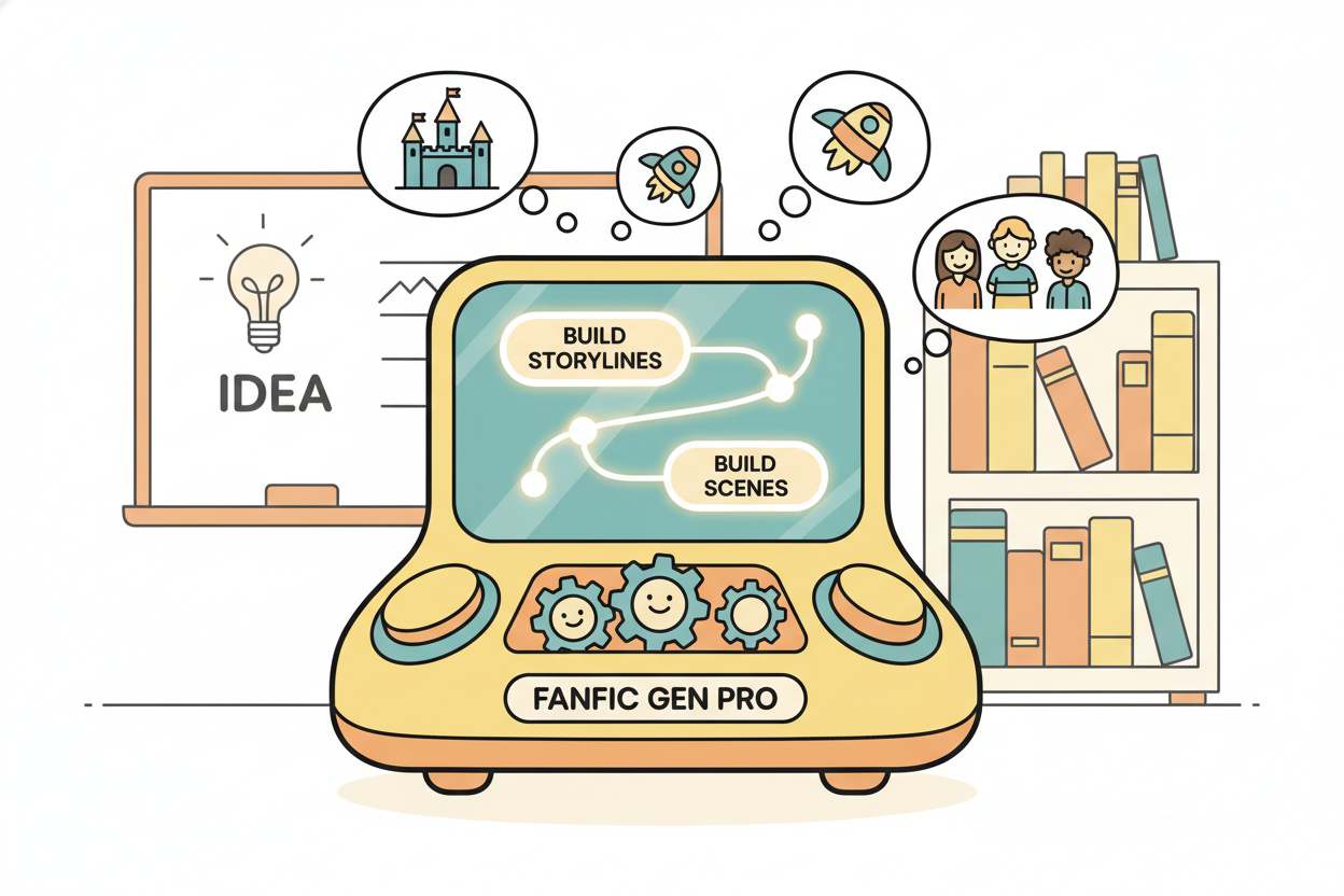 Build Storylines and Scenes with AI Fanfiction Writer