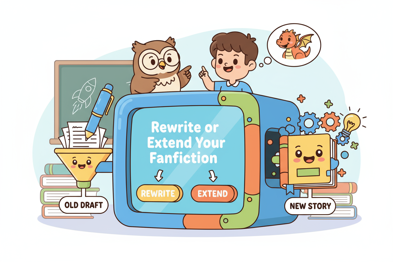 Rewrite or Extend Your Fanfiction Anytime