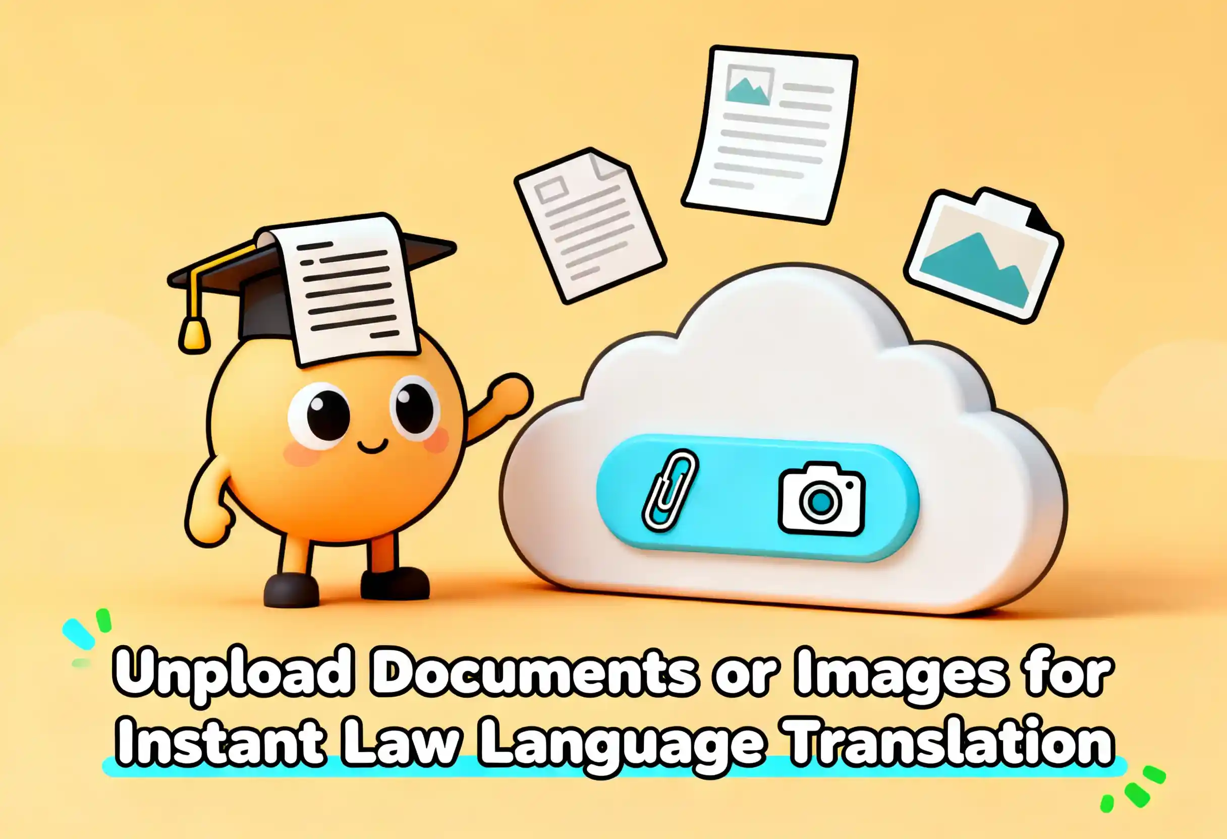 Upload Documents or Images for Instant Law Language Translation