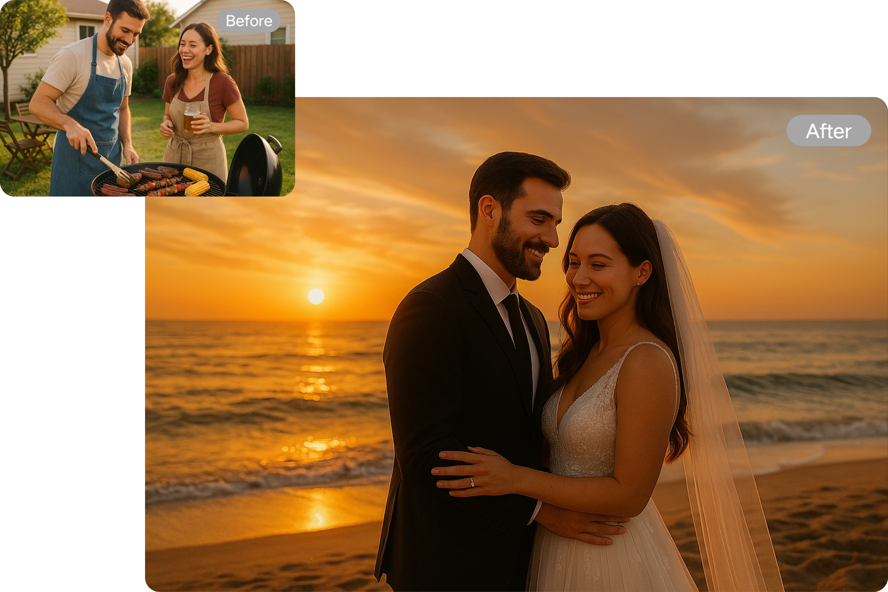 AI Wedding Scene Simulation