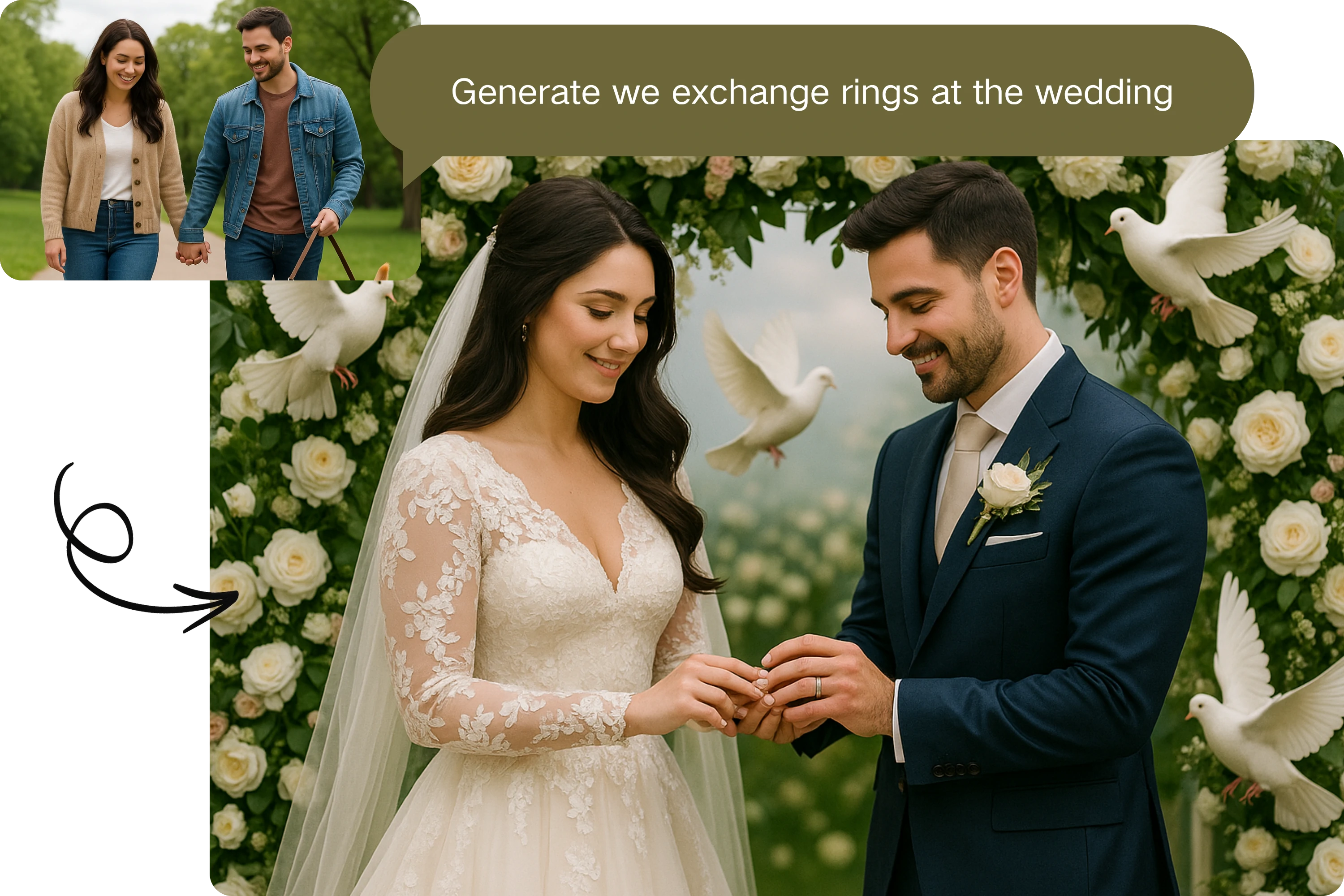 AI Wedding Photos/Portraits