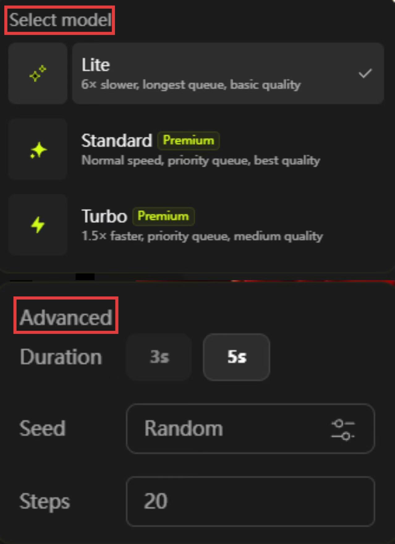 Step 3: Fine-Tune Model and Video Settings