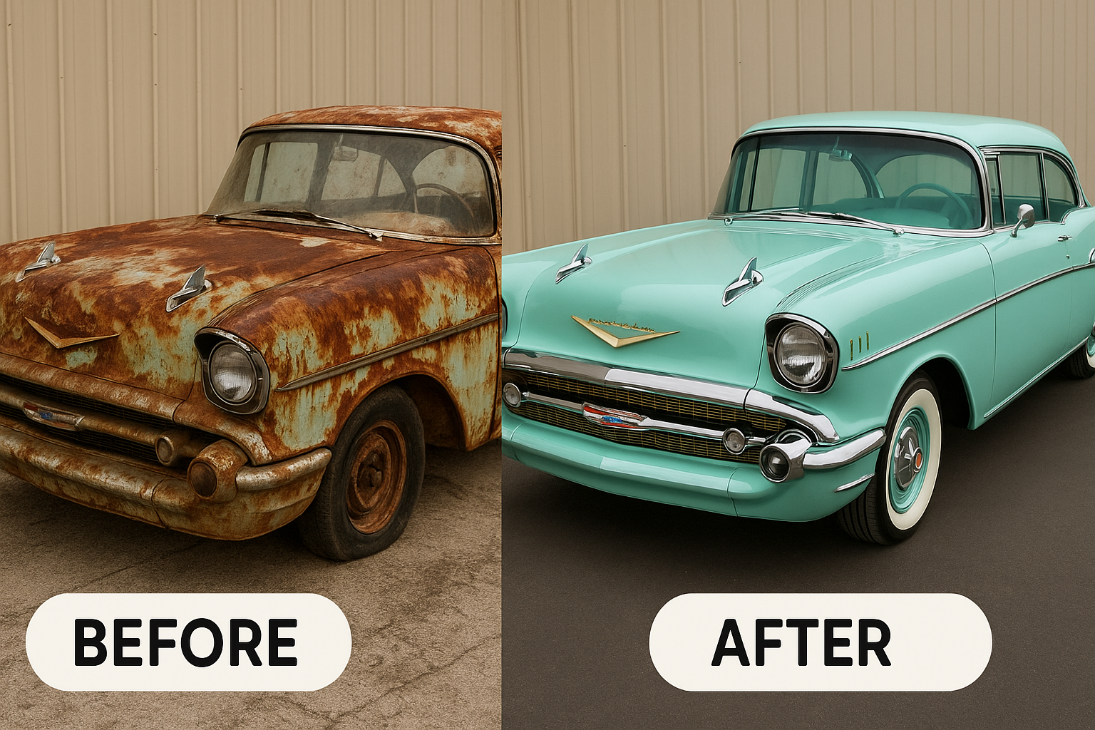 Vintage Car Restoration Pitches