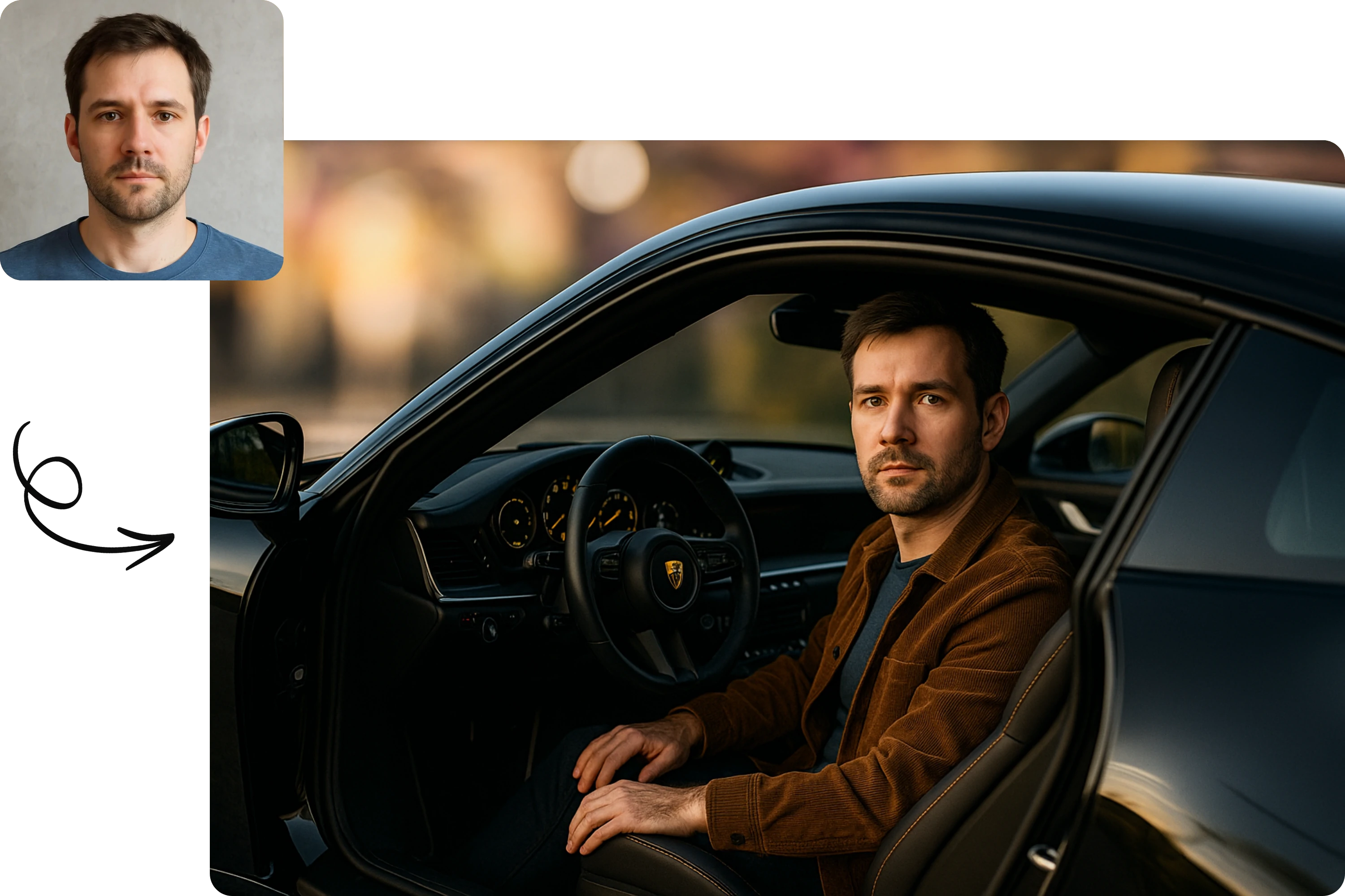 Your Face, Any Ride (AI Photobooth)