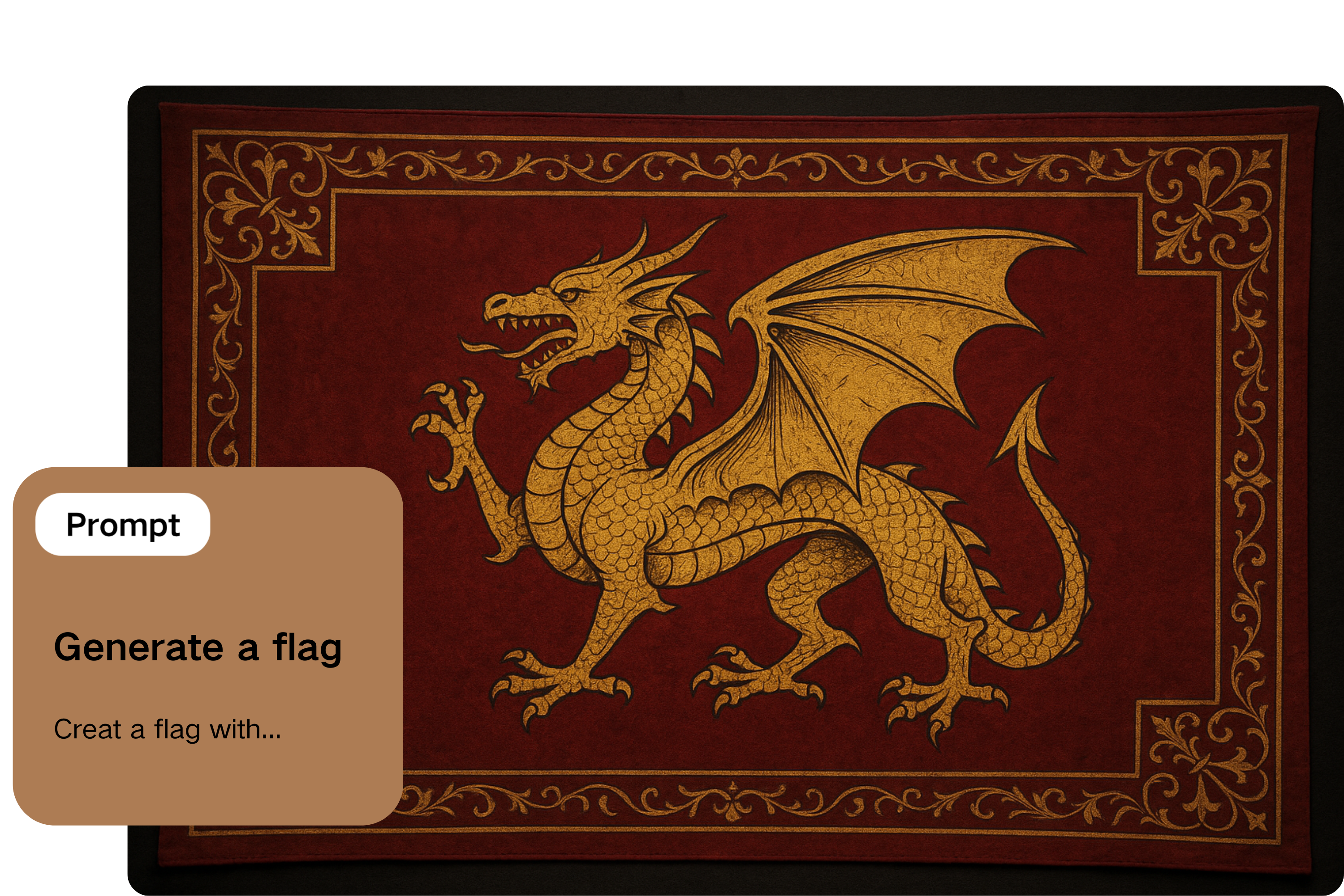 Text-to-Flag Creation