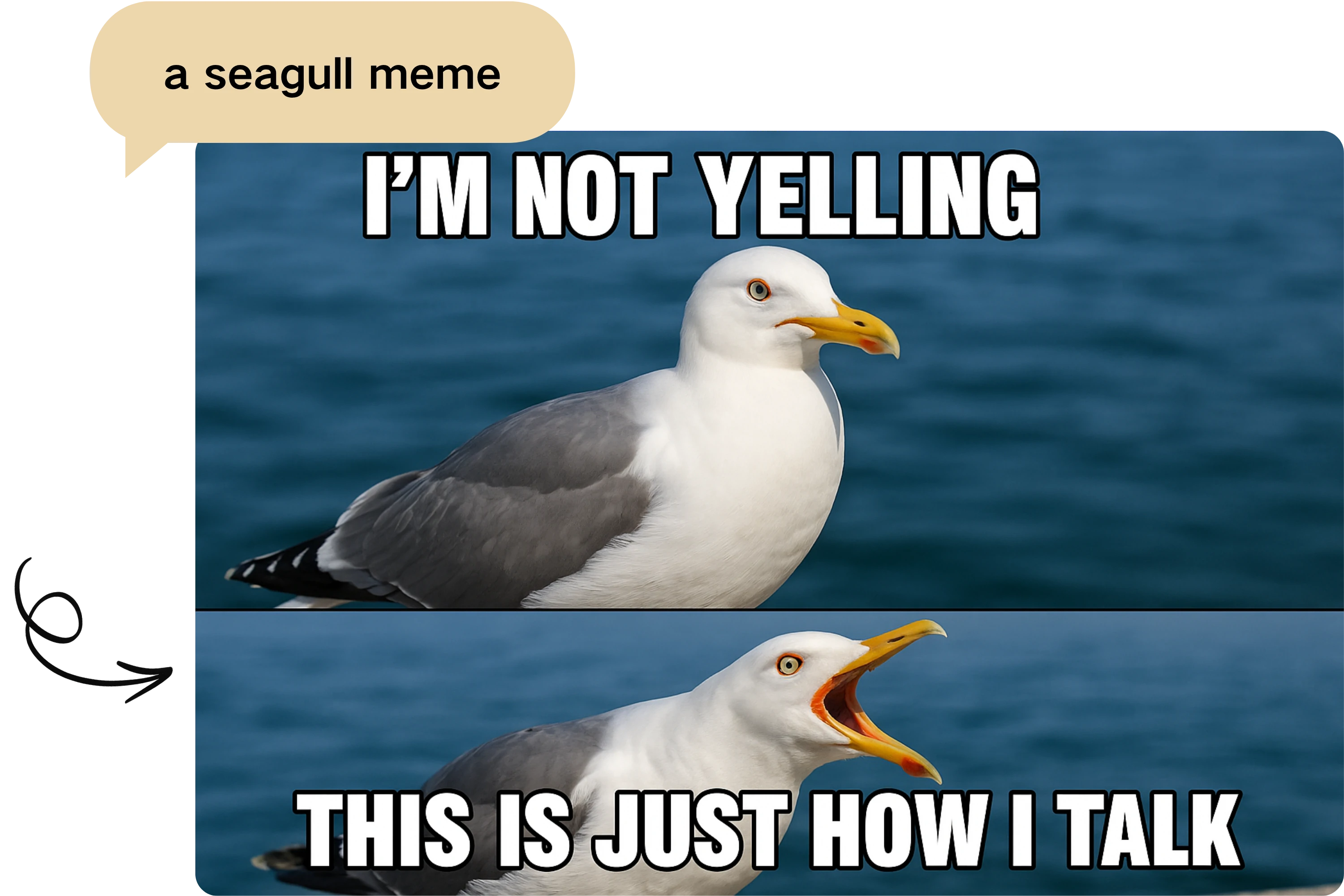 Instant Meme Production