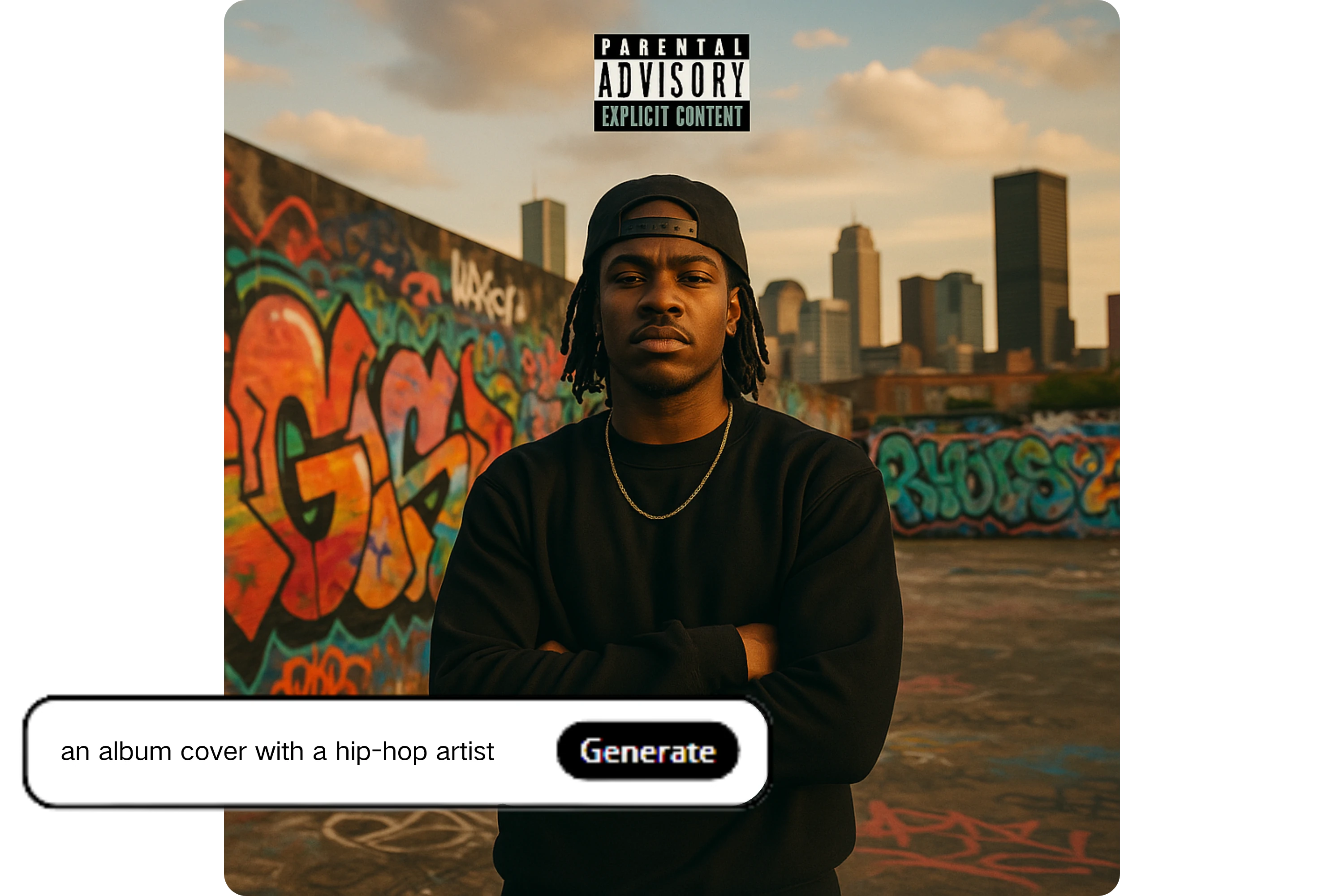 Tailored AI Album Cover Designs