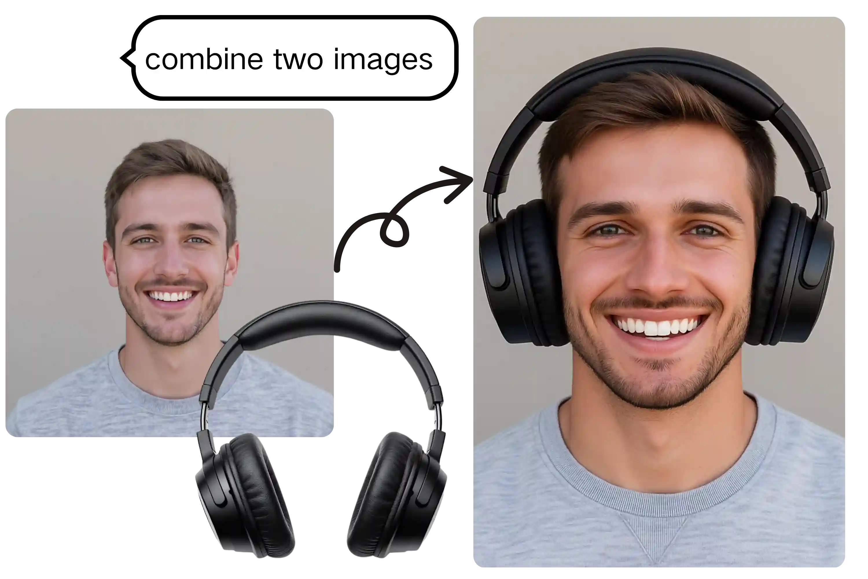 Fusionador de Imágenes con IA Personalizable mediante Indicaciones de Texto