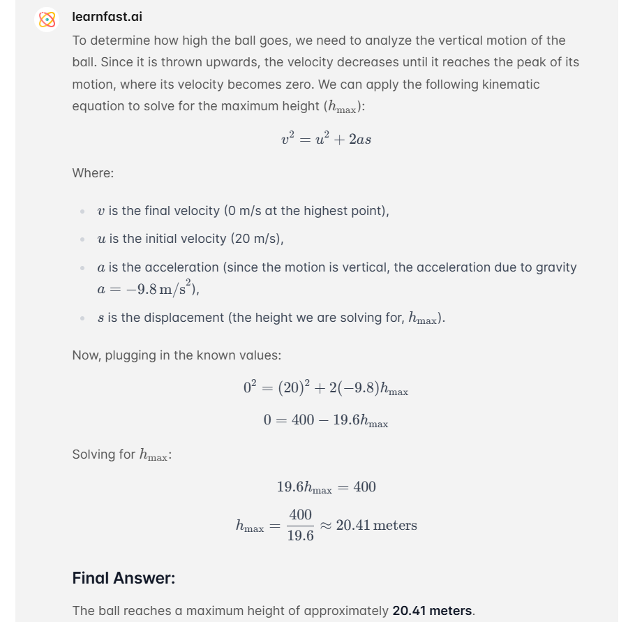 Example 4: Physics Problem