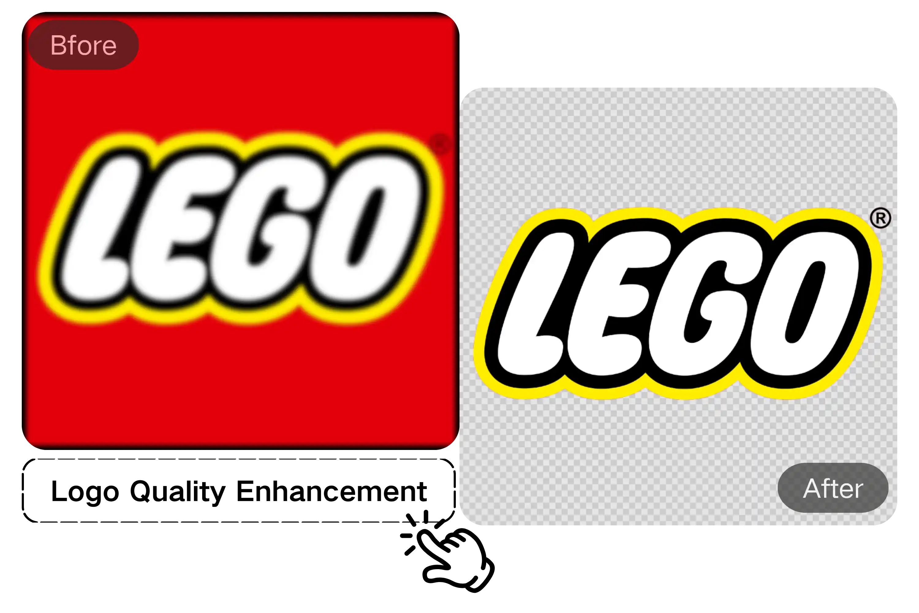 Logo Background Removal with HD Quality