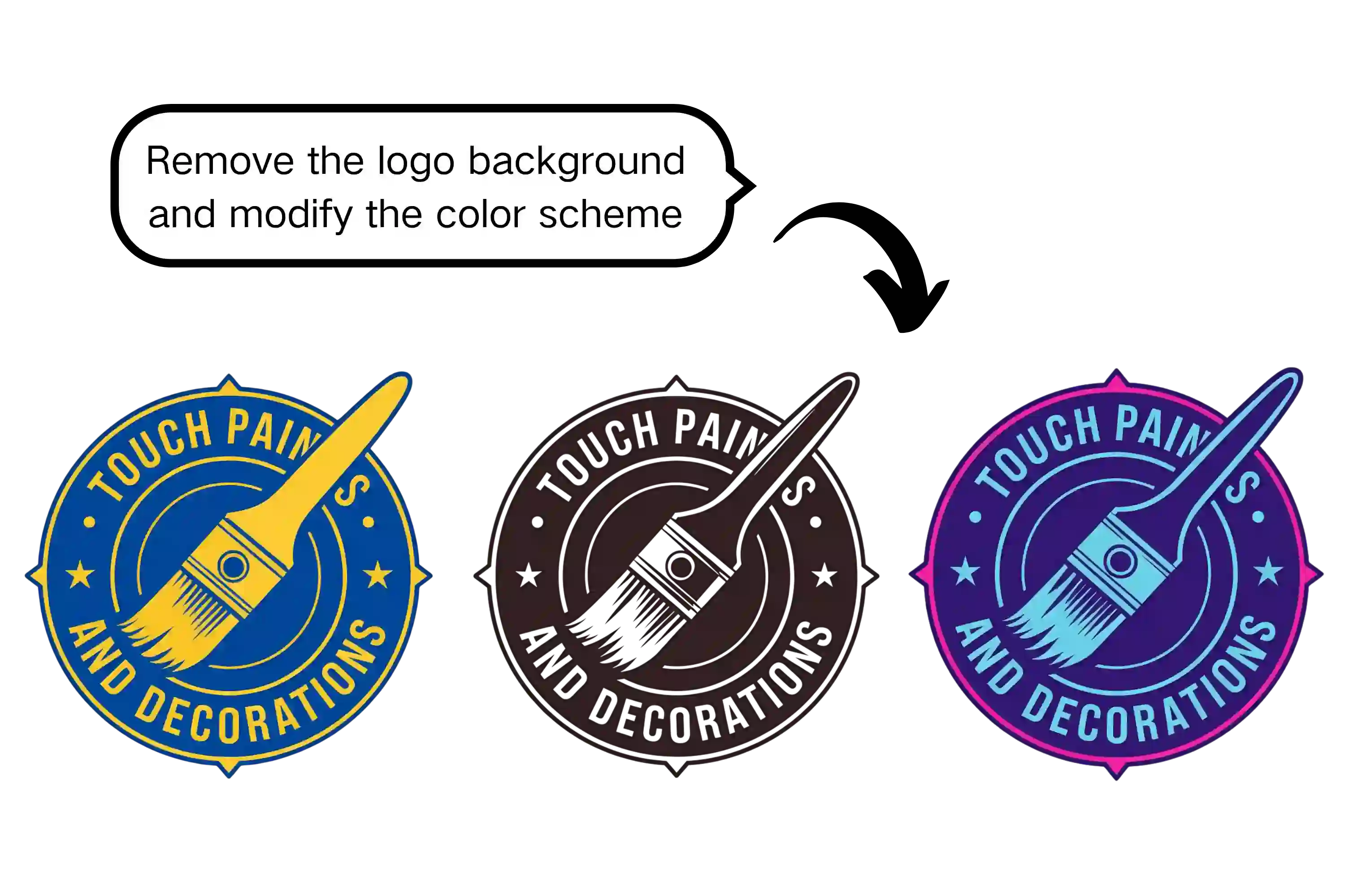 Easily Edit and Perfect Your Logo Design