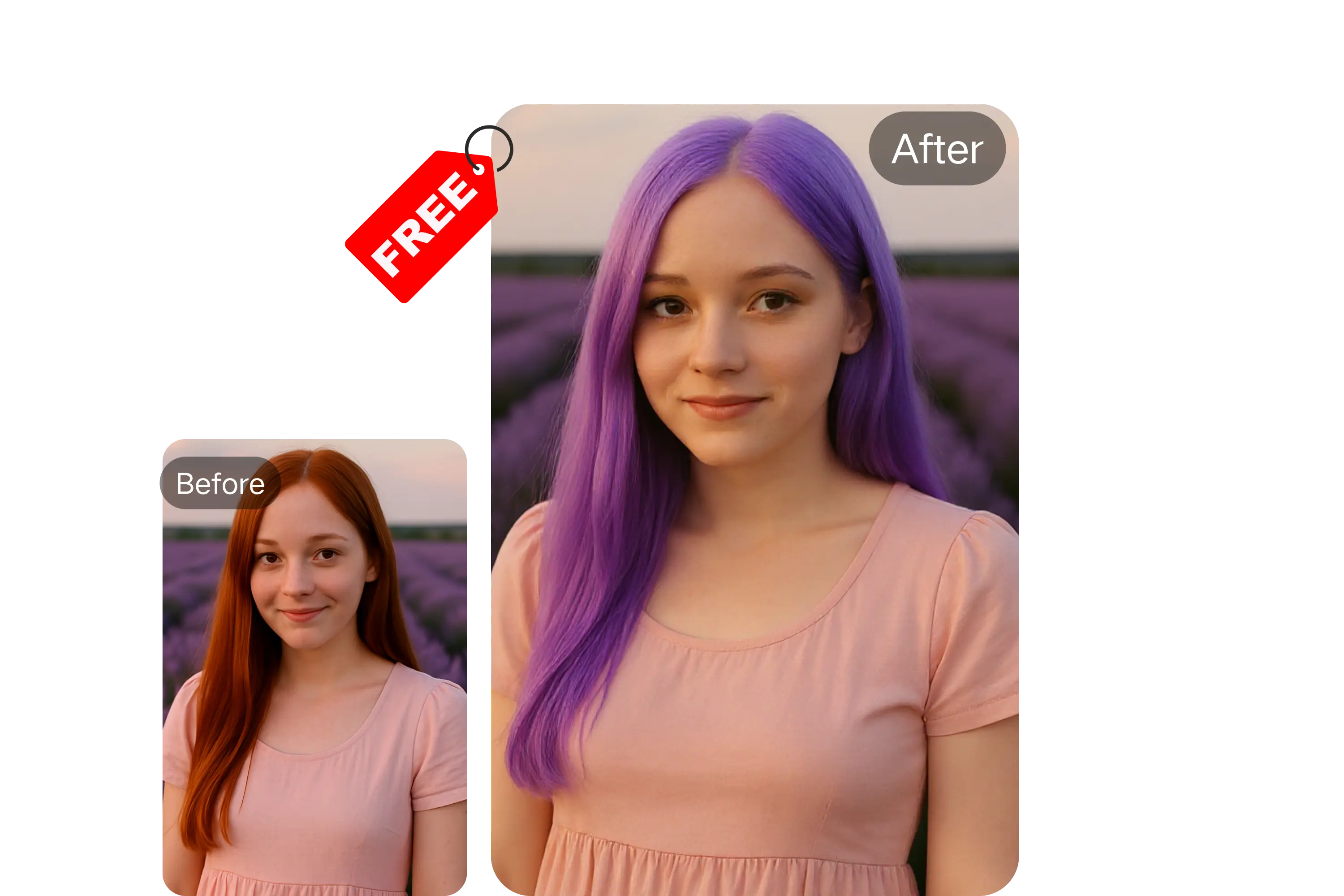 Instant Hair Color Swap