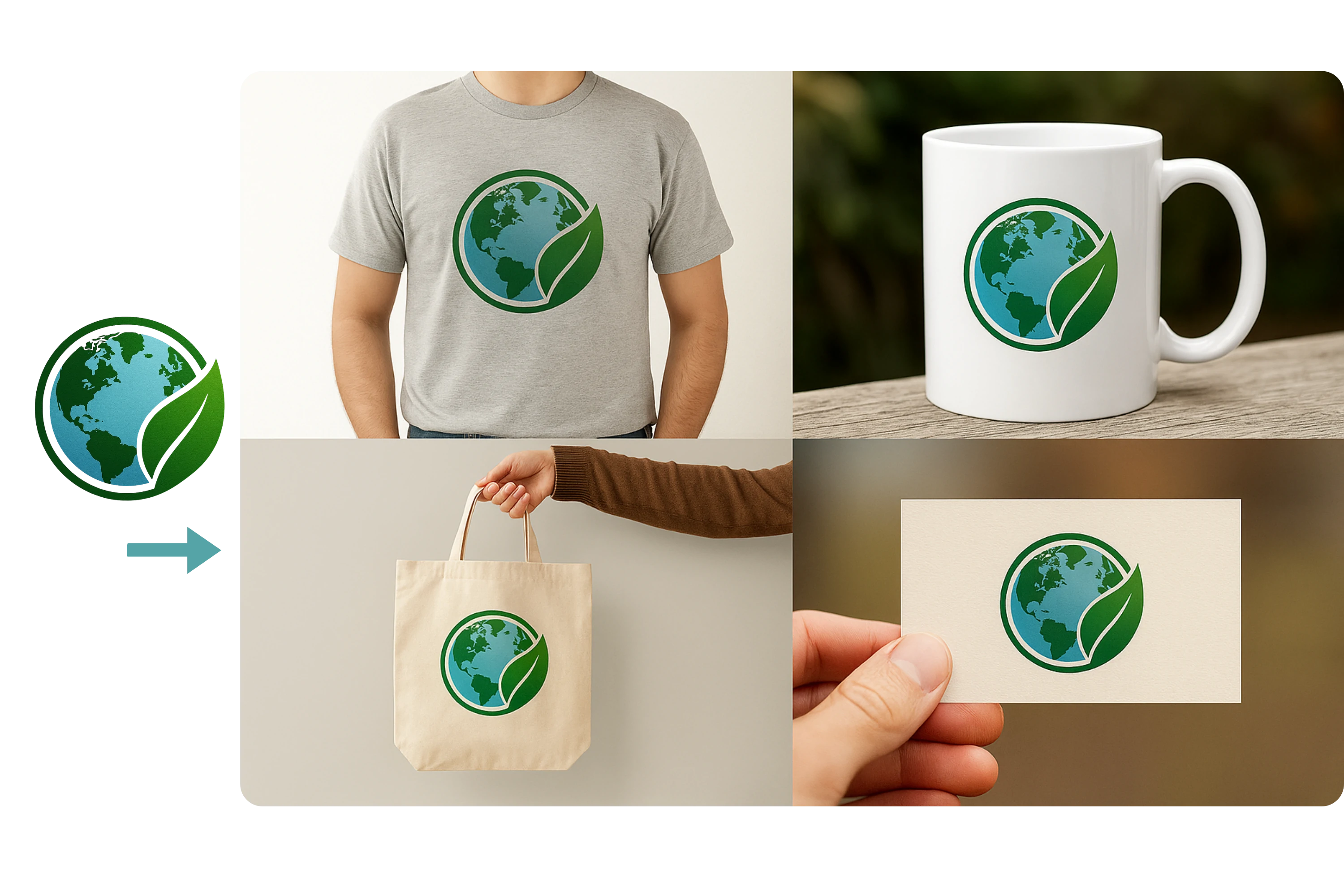Realistic 3D Logo Placement