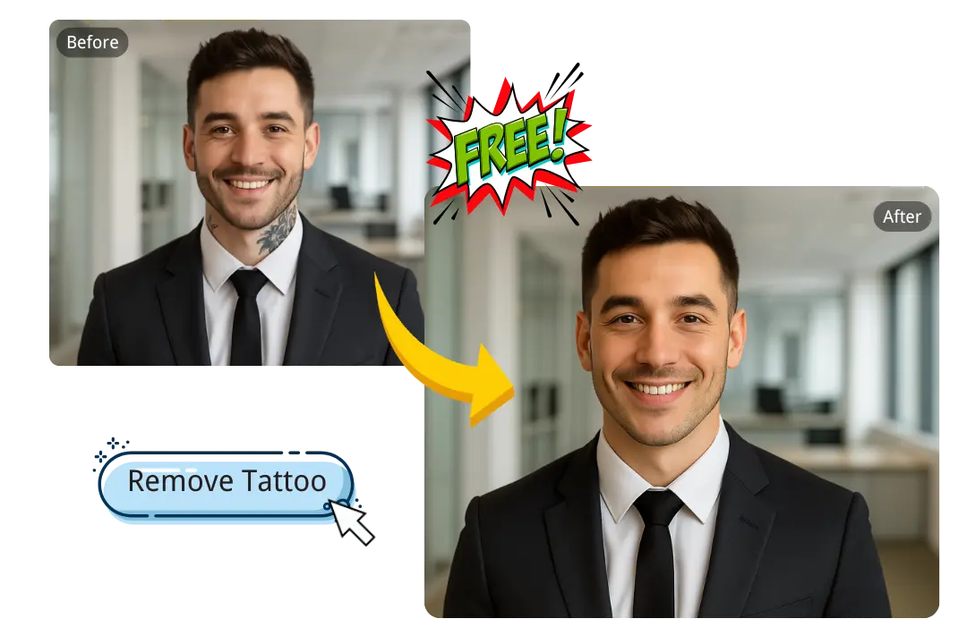 Eliminador de tatuajes online gratis para prepararte en minutos para entrevistas