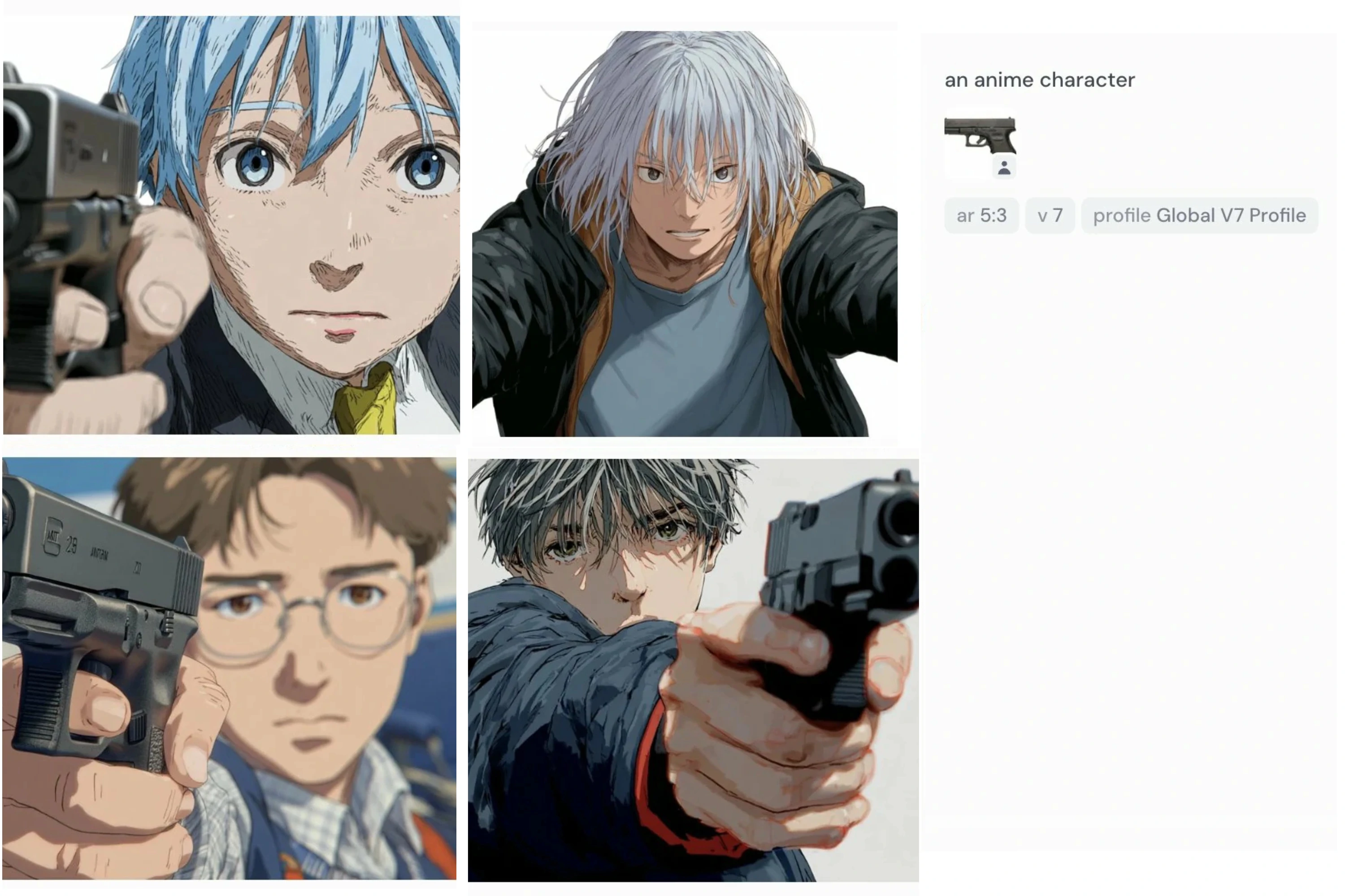 Four High-Quality Image Options
